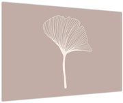 Obraz - Béžové listy N⁰5 (90x60 cm)