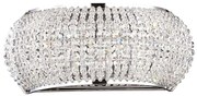 Ideal Lux - LED Krištáľové nástenné svietidlo PASHA 3xG9/3W/230V lesklý chróm
