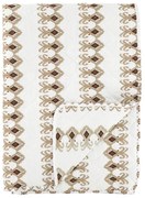 Latté prikrývka s pruhmi Aix Vintage Quilt - 130*180 cm
