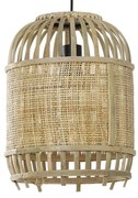 Prírodné bambusové svetlo Alifia s výpletom - Ø 28 * 38cm / E27