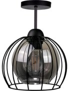 Prisadený luster SOLO BLACK 1xE27/60W/230V