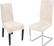 Komashop Návlek na stoličku ZUZANA Farba: offwhite