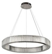 LED Stmievateľný luster na lanku LED/50W/230V 3000-6500K chróm + diaľkové ovládanie