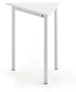 Stôl SONITUS TRIANGEL, 700x600x720 mm, HPL - biela, biela