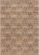 Flair Rugs, Kusový koberec Nadya Arriana Floral Natural, 120x170, hnedá, obývacia izba