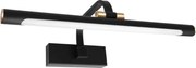LED kúpeľňové osvetlenie na zrkadlo VINCI LED/12W/230V 40 cm IP44 čierna