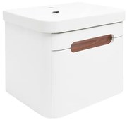 Kúpeľňová skrinka s umývadlom SAT Fusion 57,5x43x45 cm biela matná SATFUSION60WMW