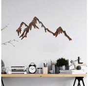 Nástenná dekorácia 45x70 cm hory kov