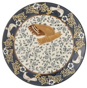 Bloomingville Kameninový dezertný tanier Hezha Blue Ø 16 cm