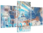 Obraz - Zrodený na jazdu, modré tóny (90x60 cm)