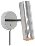 Nordlux - Nástenné svietidlo MIB 1xGU10/20W/230V lesklý chróm
