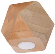 Sollux SL.1009 - Stropné svietidlo WOODY 1xGU10/40W/230V
