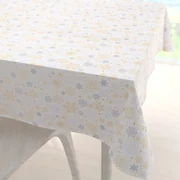 Biante Vianočný dekoračný štvorcový obrus PML-040 Sivé a béžové vločky 40x40 cm