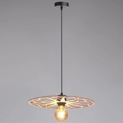 Luster na lanku FALCO 1xE27/60W/230V pr. 40 cm béžová