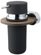 BISK Erga Bergen, nástenný dávkovač saponátu, čierna-hnedá, ERG-07101
