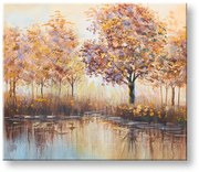 Maľovaný obraz na stenu STROMY 70x60 cm | rôzne rozmery