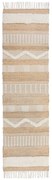 Behúň Jubilant Medina Jute Natural/Ivory, 60x230, béžová, obývacia izba, Flair Rugs