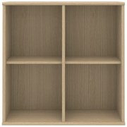 Nástenná knižnica podyhovaná dubom Mistral 025