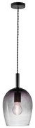 Nordlux - Závesný luster na lanku UMA 1xE27/40W/230V Ø 18 cm čierna/dymová