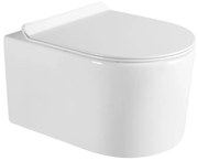Mexen SOFIA Rimless závesná wc misa so sedátkom s pomalým zatváraním, 49 x 37 cm, biela, 30544000
