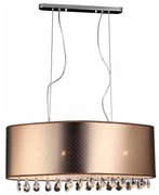 Searchlight MDM2047/4 - Luster na lanku MOTAN 4xE14/40W/230V meď