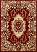 Koberec kráľovský bordový / béžový