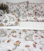 INTERMEDIC SK Posteľná obliečka 140×200 / 70×90 – Zvieratkový svet sivá, 100 % bavlna