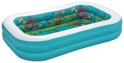Nafukovací bazén 3D podmorský svet 262x175x51 cm  54177