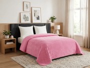 Zamatový prehoz na posteľ ASTRALIA, ružový Rozmer: 170 x 210 cm