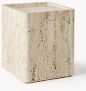 Travertínový pomocný stolík Pietra