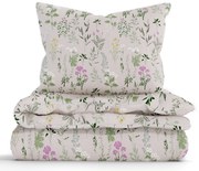 Francúzske bavlnené obliečky Renforcé - Bianca béžová