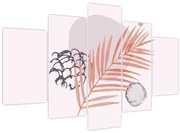 Obraz - Fialový minimalizmus N⁰3 (150x105 cm)