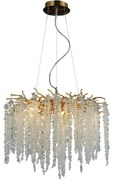 Krištáľový luster na lanku 9xG9/40W/230V zlatá