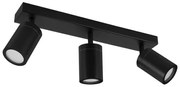 STRÜHM Bodové svietidlo TENOR GU10 3L BLACK 4073