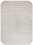 Koberec PEARL 53132B geometrický / štrukturálny, béžový / krémový