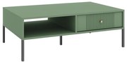 Konferenčný stolík LUE zelená/čierna