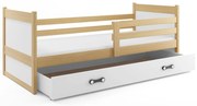 Posteľ RICO 1 200x90 borovica - biela