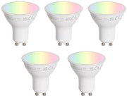 Sada 5 LED žiaroviek GU10 50 mm číra 4,7 W 400 lm 2200-2400 K