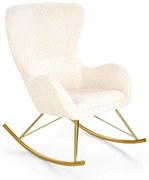 Hojdacie kreslo Liberto, krémová