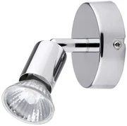 Rabalux Nástenné bodové svietidlo Norton spot 1xGU10, max. 50W, IP20, chróm