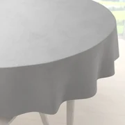 Biante Zamatový okrúhly obrus Velvet Premium SVP-039 Sivý Ø 50 cm