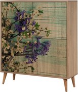 Skrinka Mega Sonoma Oak Flowers II