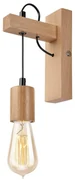 Lamkur Nástenné svietidlo LEON 1xE27/60W/230V dub LA39299