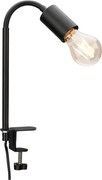 LED lampa s klipom 1xE27/4,2W/230V 2700K čierna