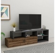TV stolík/skrinka Nululo (orech svetlý + antracit) . Akcia -20%. Vlastná spoľahlivá doprava až k Vám domov. 1095160