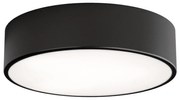 Stropné svietidlo CLEO 2xE27/24W/230V pr. 30 cm čierna
