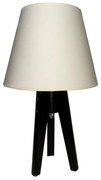 Venti Stolná lampa CONE 1xE27/60W/230V wenge krémová VE0396