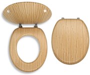 Novaservis - sedátko dyhované MDF, WC/BAMBUS