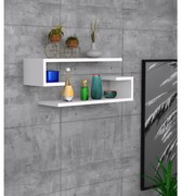 SADA 2x Nástenná polica ELDO biela