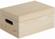 Kesper 69401 Úložný box s výklopným vekom borovica 29 x 19 x 13,5 cm, S